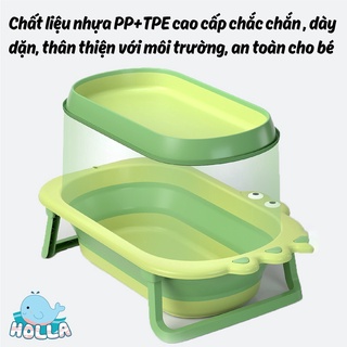 Thau Tắm Bé Sơ Sinh Chậu Tắm Cho Bé Holla Hình Cá Sấu