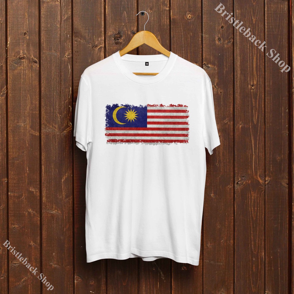 🍬Áo hình đất nước MALAYSIA - MALAYSIA T-Shirt siêu rẻ - K12MLS-004