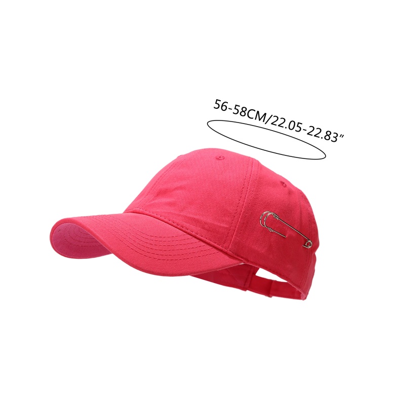 Mũ Lưỡi Trai Chất Liệu Cotton Màu Sắc Đơn Giản Phong Cách Hip Hop Thời Trang Cho Nam Và Nữ