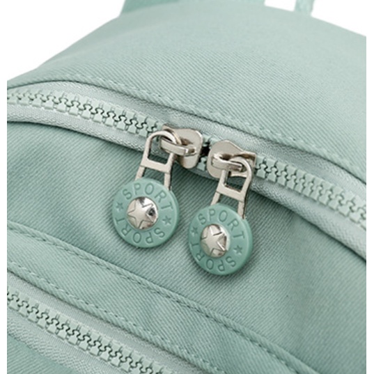 Ba Lô Du Lịch mini Vải Oxford Màu Trơn Thời Trang Hàn Quốc 2022