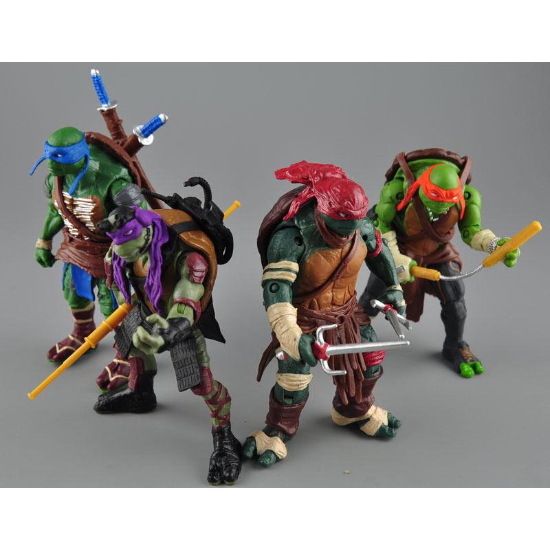 Mô Hình 04 Nhân Vật Ninja Rùa - Cao12 cm Mẫu 02