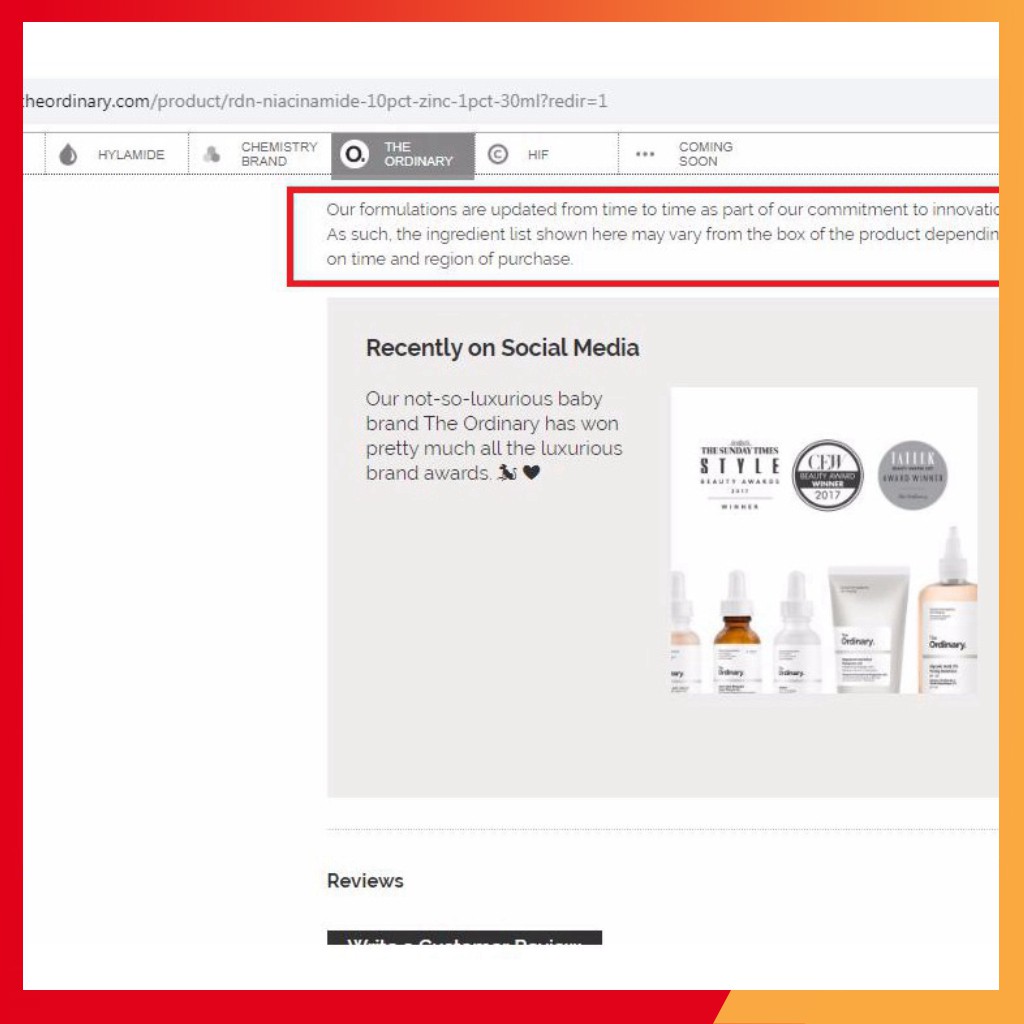 chính hãng Sữa rửa mặt The Ordinary Squalane Cleanser