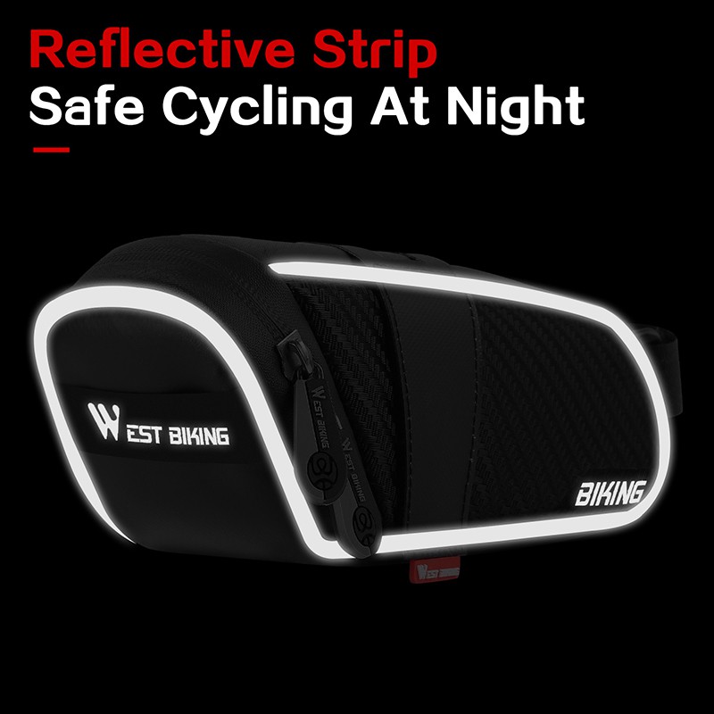 Túi đựng đồ WEST BIKING gắn yên xe đạp leo núi chống sốc chống nước