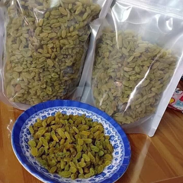 1kg nho khô xanh
