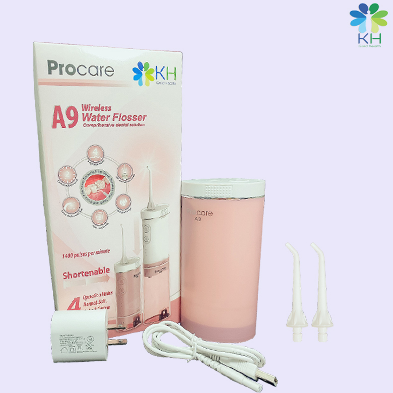 Máy tăm nước du lịch cao cấp Procare A9 | Hàng Chính Hãng , Bảo Hành 1 Năm
