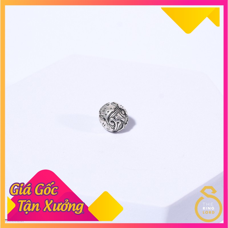 [RẺ VÔ ĐỊCH-BẠC THÁI] Charm bạc Lục tự đại minh chú kết vòng tay cao cấp