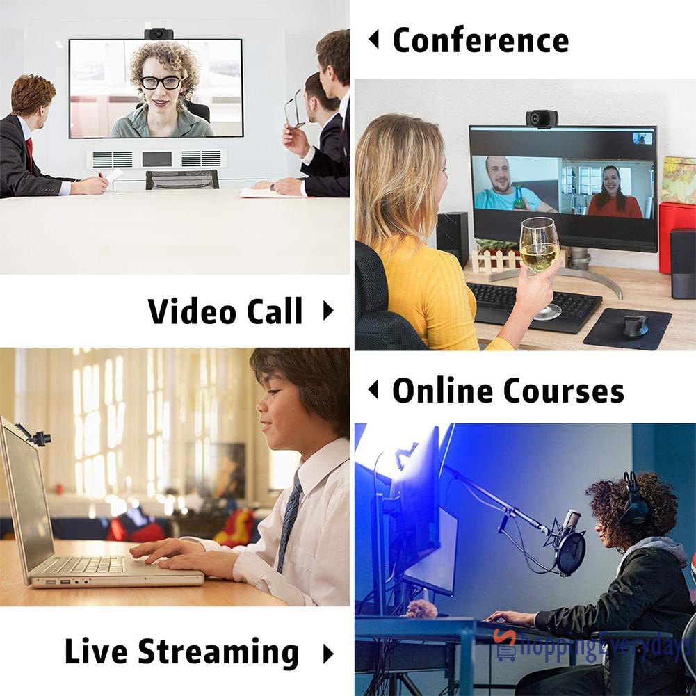 Webcam Hd 1080p Hỗ Trợ Phát Sóng Trực Tuyến Cho Máy Tính | BigBuy360 - bigbuy360.vn