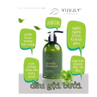 Combo ( 1 dầu gội + 1 xịt bưởi kích mọc tóc ) vijujly