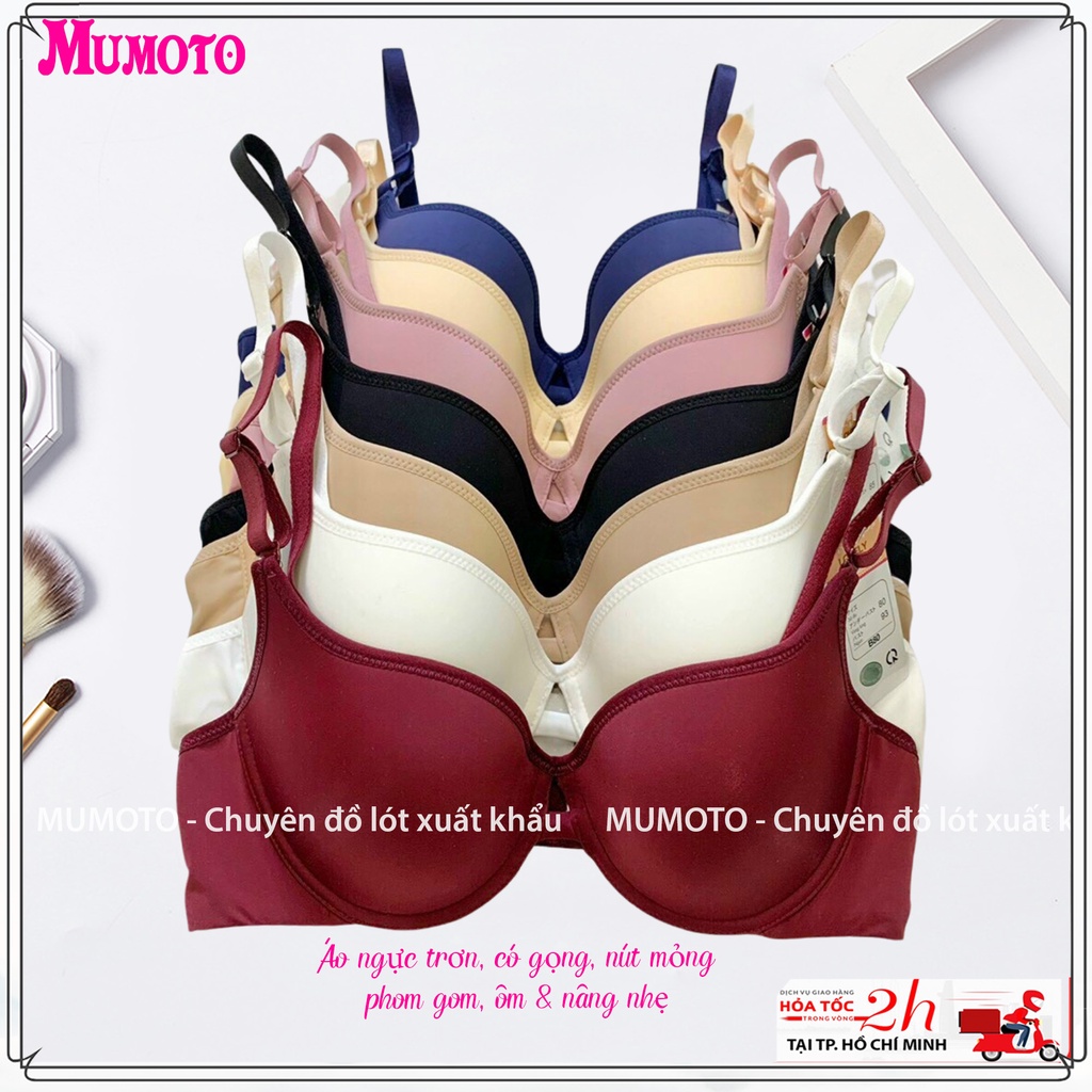Áo ngực mút mỏng có gọng trơn thun lạnh Lovely có gọng mẫu mới mặc thoải mái vẫn gom và nâng nhẹ LL1216