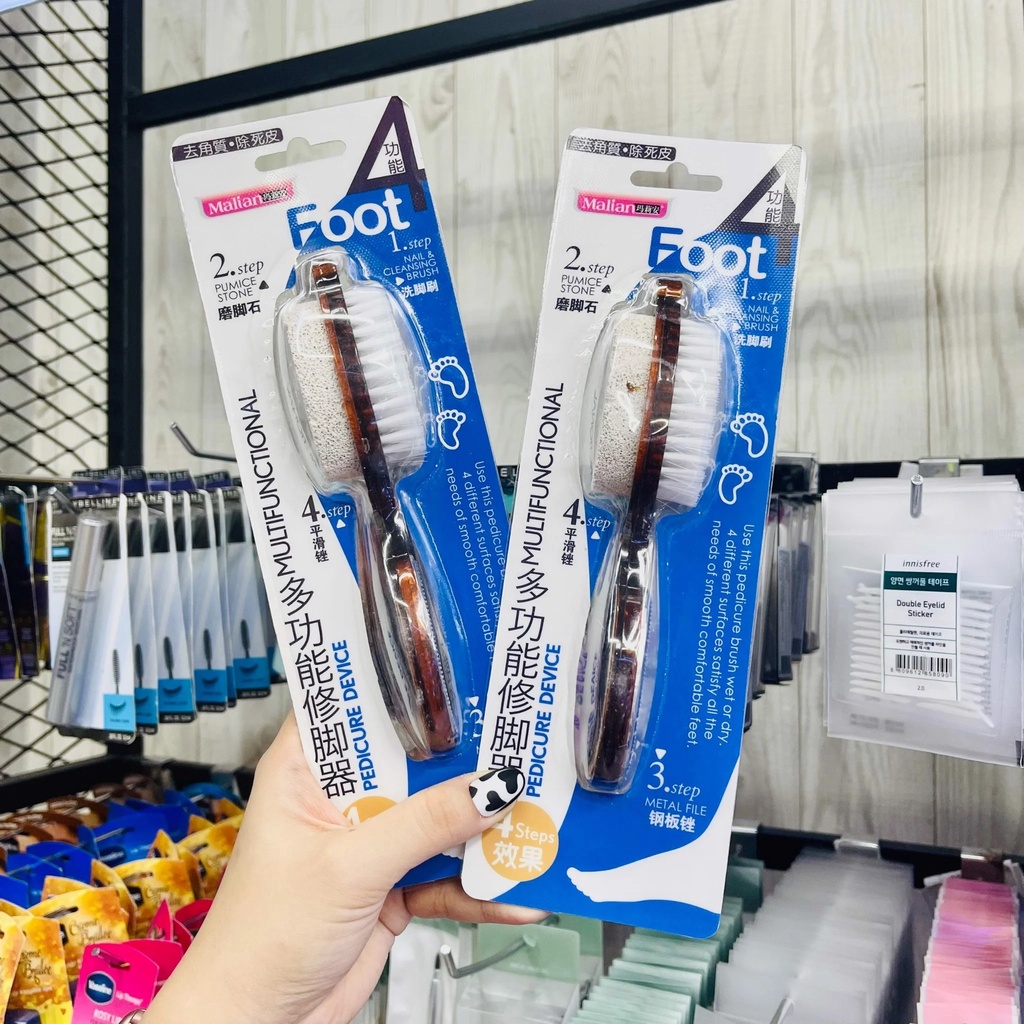 Dụng cụ chà gót chân 4 trong 1 MALIAN Foot Pedicure Device Nội Địa Trung