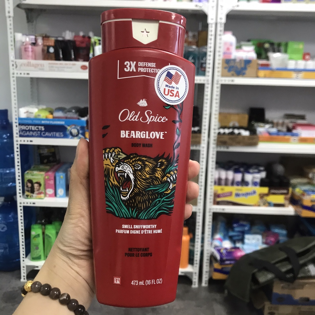 Sữa tắm nam OLD Spice - gel tắm nam Body Wash 473ml - sửa tắm cánh buồm Hàng Mỹ