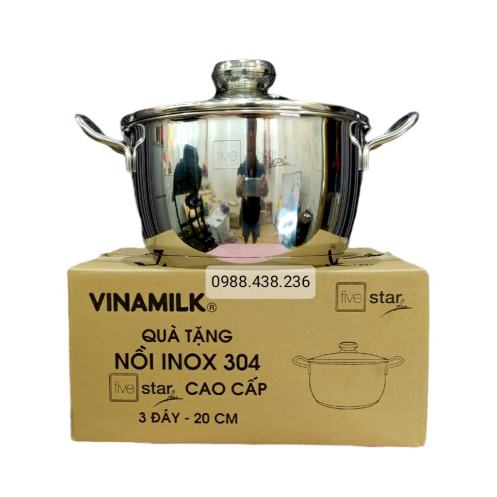 Nồi inox 3 đáy  Five Star Plus