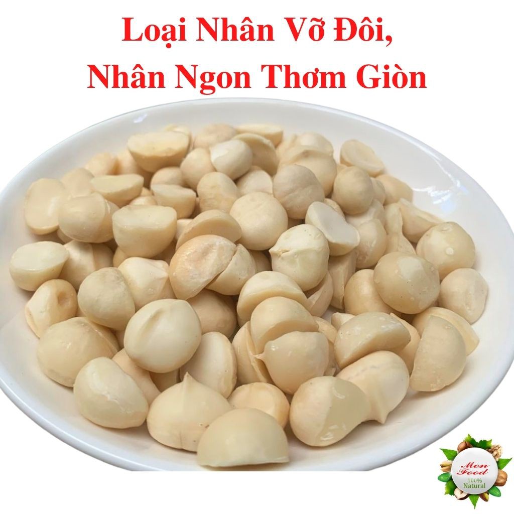 Nhân Macca Cao Cấp Size To, Mẩy, Trắng Thơm, Hạt Macca Tách Vỏ Ngon Giòn, ToFood86