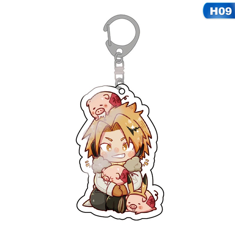 Móc khóa nhựa acrylic họa tiết hoạt hình My Hero Academia
