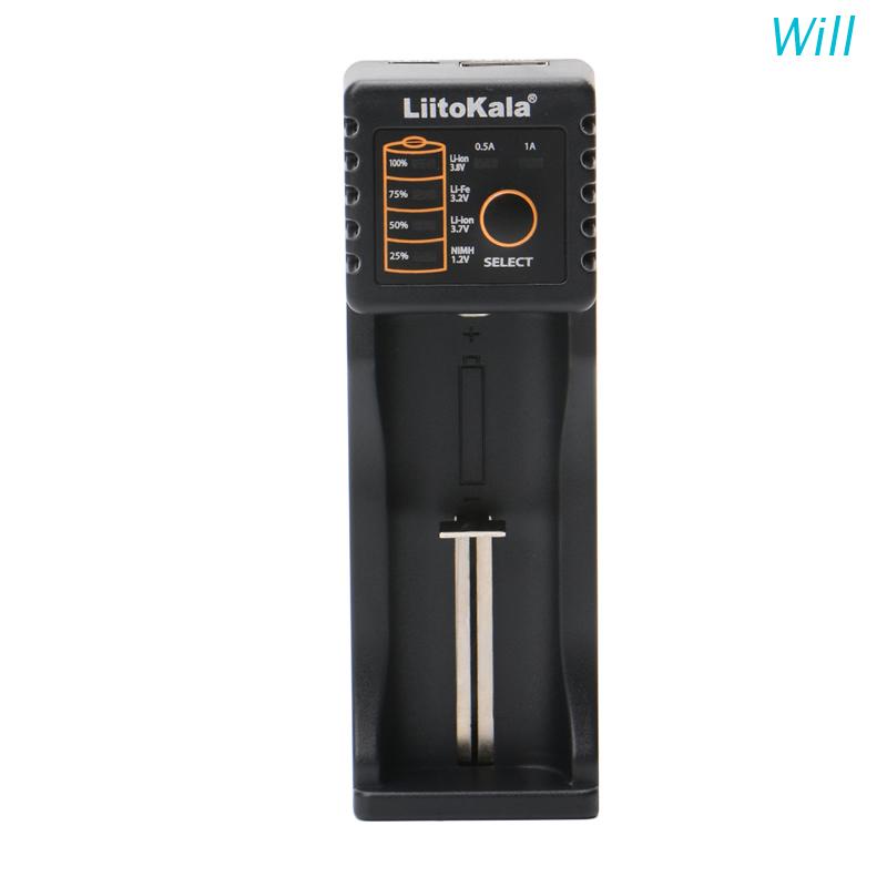 Bộ Sạc Pin Lii-100 Cho 26650 16340 RCR123 14500 LiFePO4 1.2V Ni-MH Ni-Cd