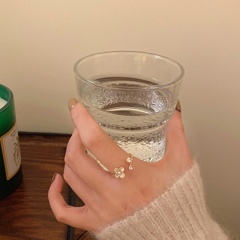 Nhẫn Hở Trang Trí Hình Cánh Hoa Phong Cách Nhật Bản Thời Trang Cho Nữ