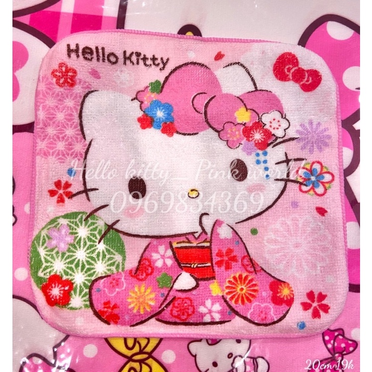 Khăn mặt hello kitty