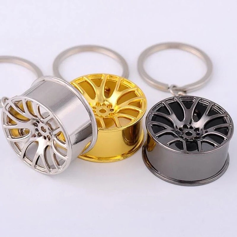 Móc khóa thiết kế hình phụ tùng xe hơi thời trang làm quà tặng sáng tạo cho nam nữ