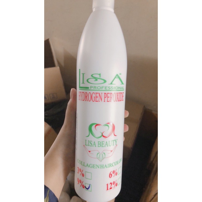 Oxy trợ nhuộm tóc lISA