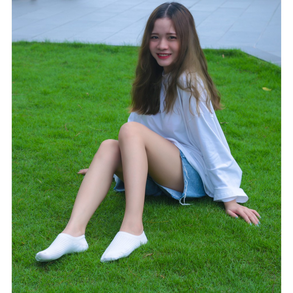 Tất vớ nữ cổ thấp màu trơn Kikiya cao cấp Hàn Quốc W-A-012 (Chính Hãng)