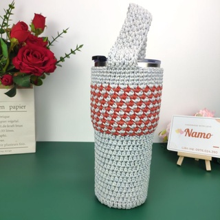 Túi đựng bình giữ nhiệt 900ml,handmade