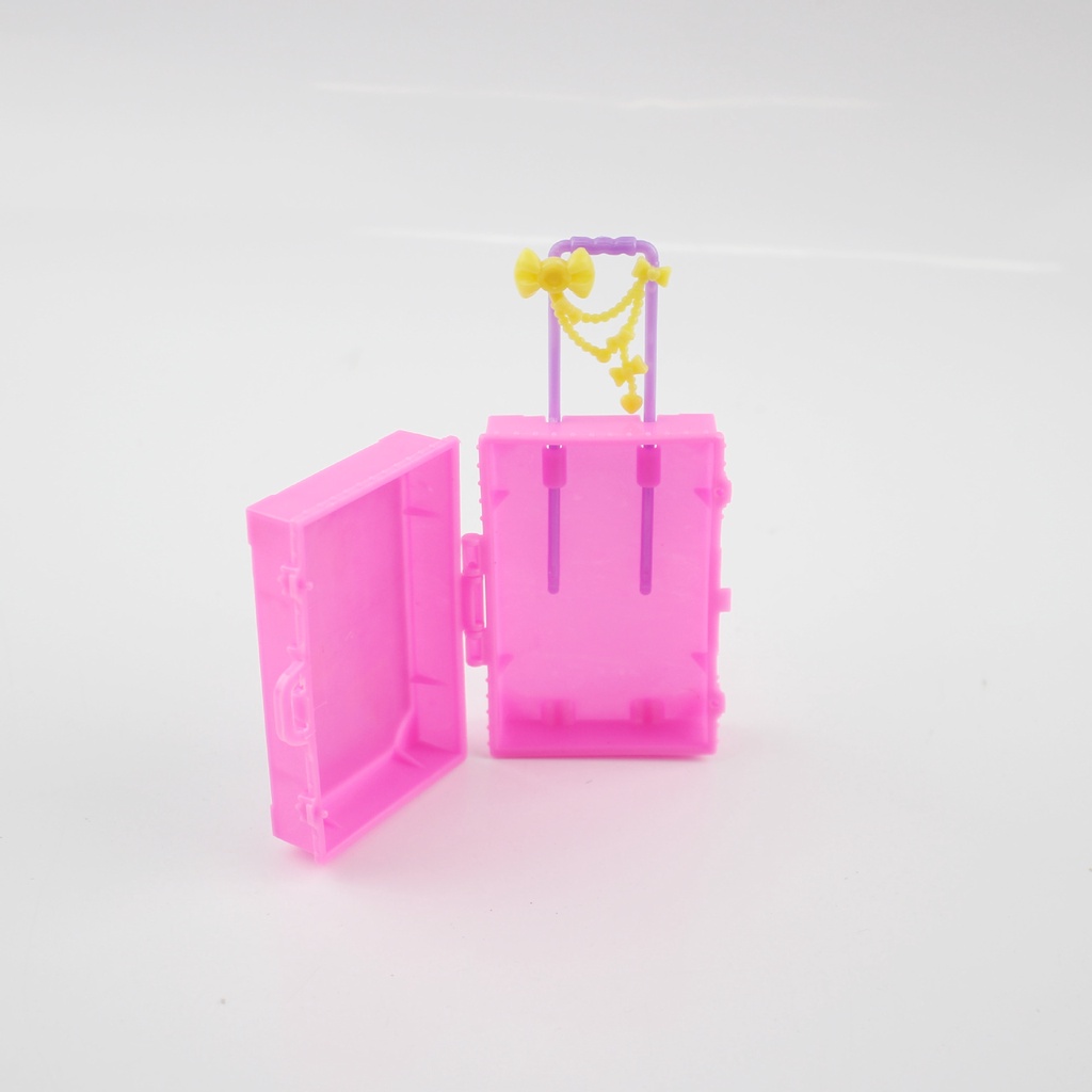Phụ kiện búp bê mô hình vali cho búp bê barbie ANDATOY AD904