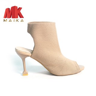 Giày cao gót đế nhọn cao 10 phân ôn chân (Kem) S116 MK MAIKA