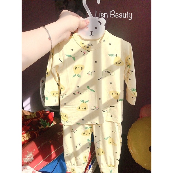 Bộ Dài Tay Leeleekids Chất Siêu Mát Cho Bé