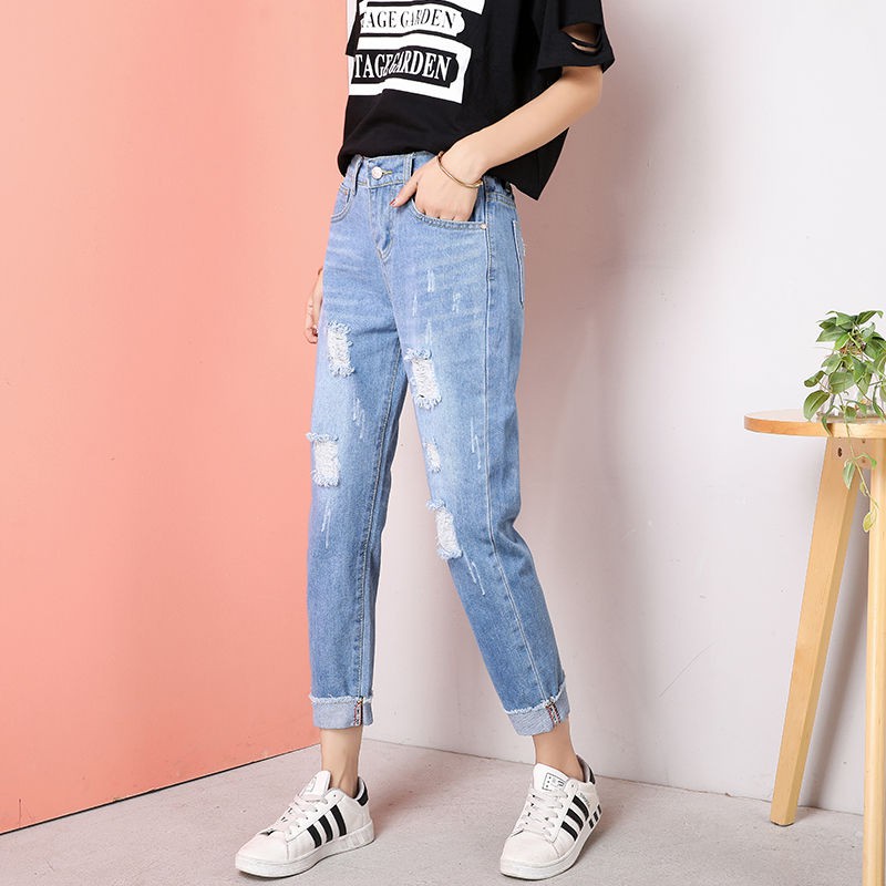 Quần Jeans Nữ Lưng Cao Phối Lông Thời Trang 2020 | BigBuy360 - bigbuy360.vn