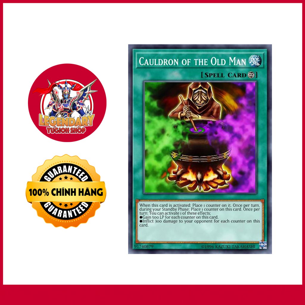 [EN-JP][Thẻ Bài Yugioh Chính Hãng] Cauldron Of The Old Man