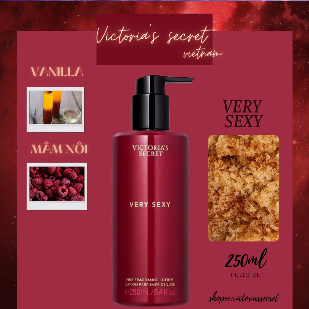 Sữa Dưỡng Thể Toàn Thân Victoria's Secret - Very Sexy Body Lotion (250ml)