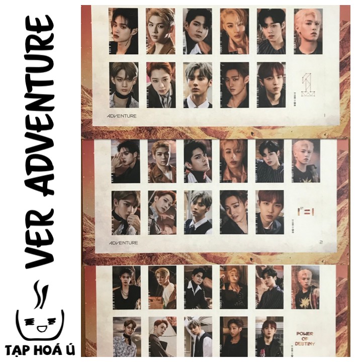 [OFFICIAL - CHÍNH HÃNG] WANNA ONE - POWER OF DESTINY - SỨC MẠNH CỦA SỐ PHẬN = SET STICKER (SET HÌNH DÁN)