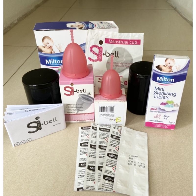 Cốc Nguyệt San Sibell Hàng Nội Địa Pháp 🍓 Tặng 2 viên tiệt trùng và cốc tiệt trùng🍓