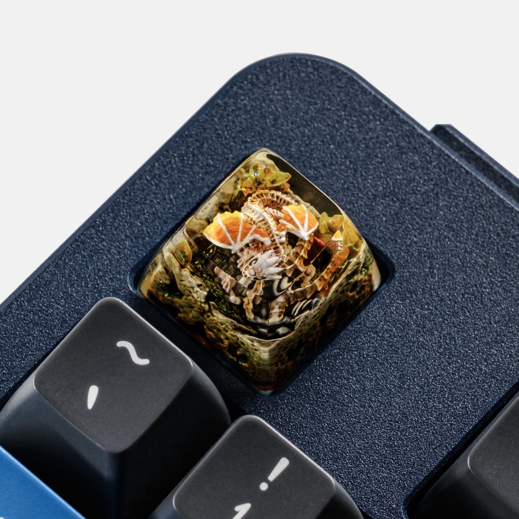 Keycap Artisan bàn phím cơ Dwarf Factory Gnarly Drakon 2022  - Hàng chính hãng