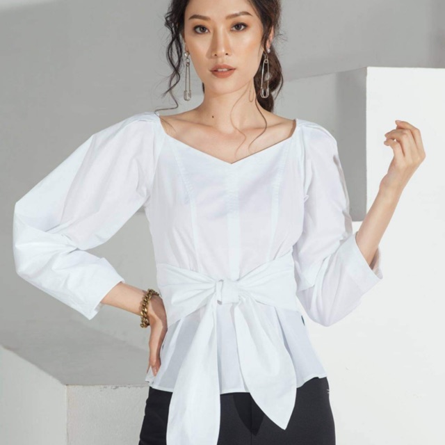 [Thanh lý] Sơ mi trắng Dchic size S