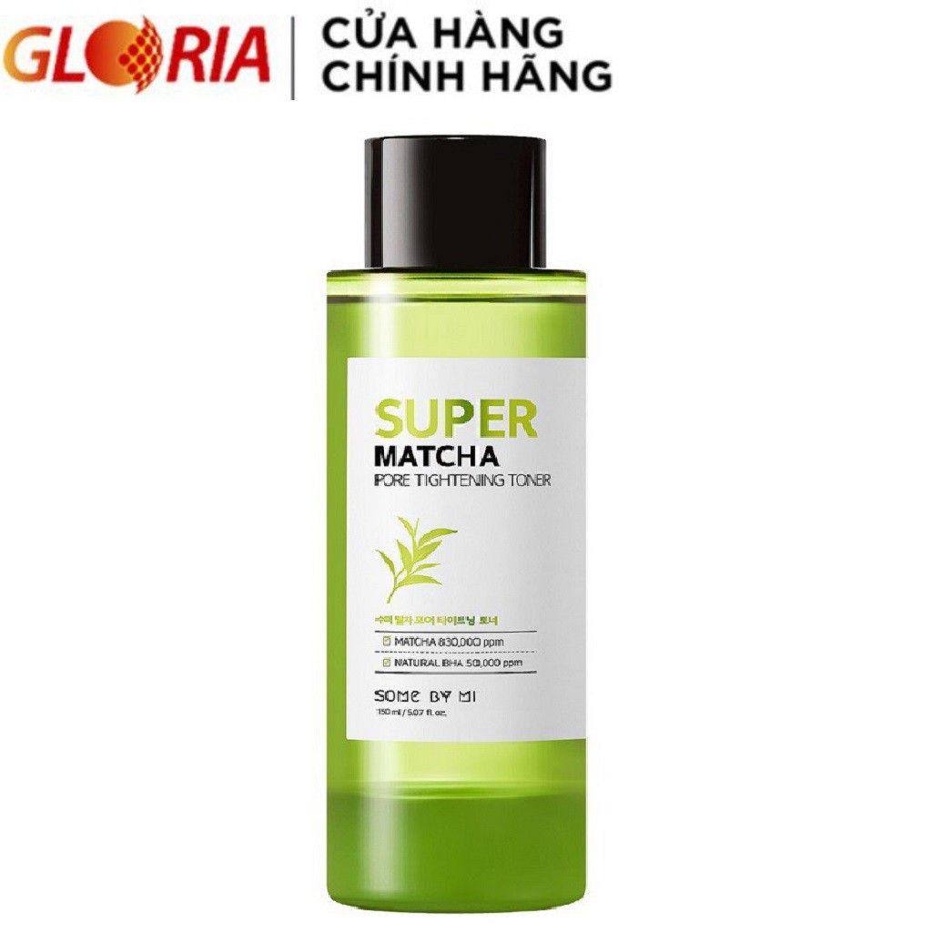 [Mã COSGLORIAT4 -8% đơn 250K] Nước Hoa Hồng Some By Mi Super Matcha Pore Tightening Toner 150ml