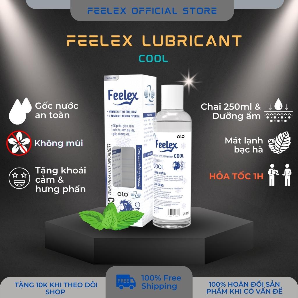 Gel bôi trơn Feelex Lubricant OZO performa cool lạnh loại 250ml