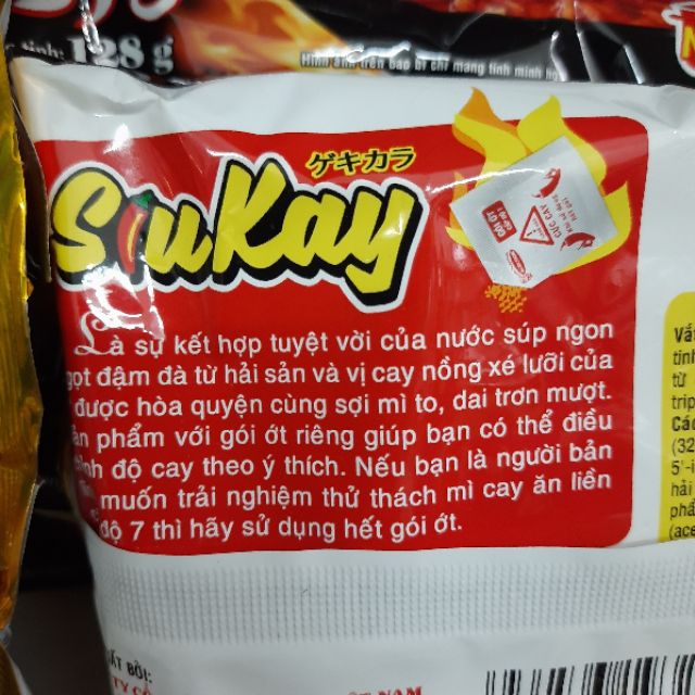 [Sale] Mì Siukay hải sản 128g