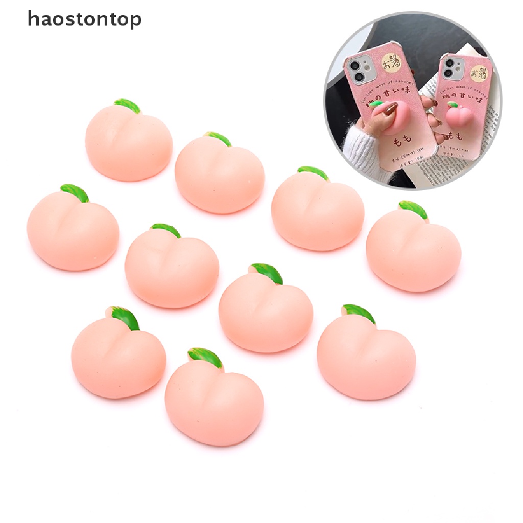 Đồ Chơi Bóp Hình Trái Đào Mềm Có Mùi Thơm Giúp Giải Tỏa Căng Thẳng