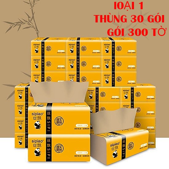 [XẢ KHO DEAL KHỦNG] 1 thùng 30 gói giấy ăn Gấu trúc Sipiao siêu dai - Shop Duy Giày 2020 new : new .