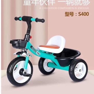 XE 3 BÁNH GHẾ ĐỆM DA CHO BÉ
