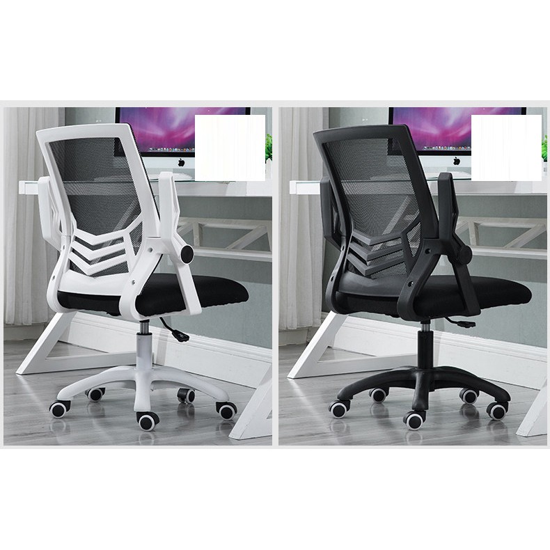 Ghế xoay lưới đa tiện ích - Tay gập thông minh - Thay đổi chiều cao dễ dàng - Di chuyển đa mặt sàn | BigBuy360 - bigbuy360.vn