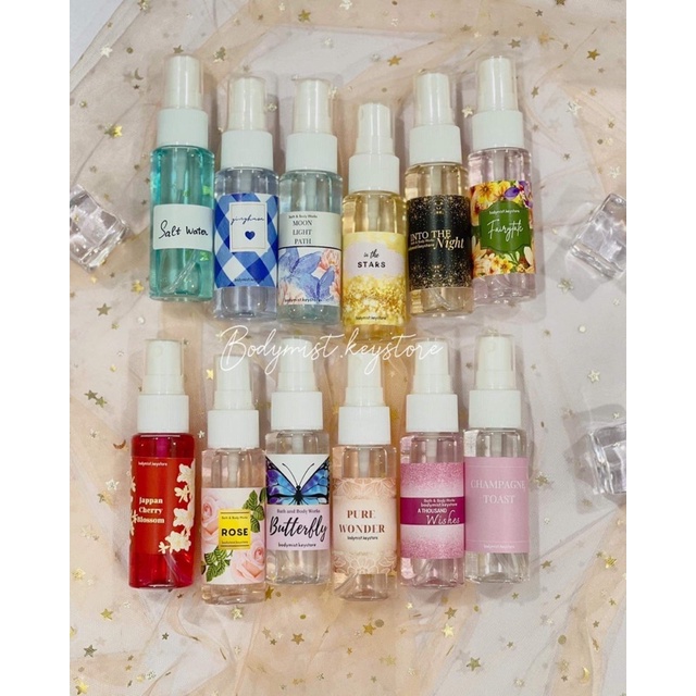 Xịt thơm body mist toàn thân Bath & Body Works hương nước hoa mini và Fullsize hàng US - Bestore Vietnam