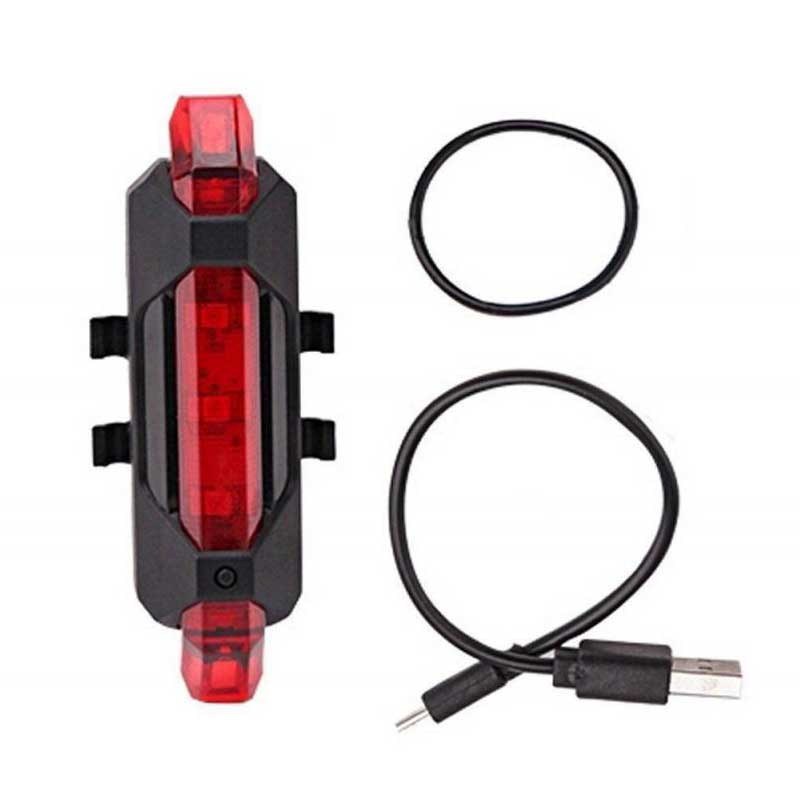 Bicycle Light LED Taillight Waterproof Rear Tail Safety Warning Cycling Light USB Rechargeable Light Mountain Bike Light