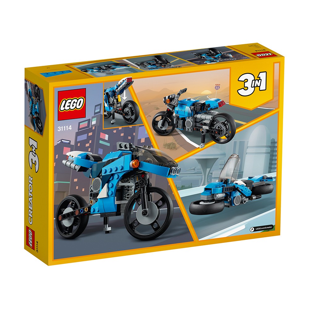 LEGO CREATOR 31114 Siêu Mô Tô ( 236 Chi tiết)