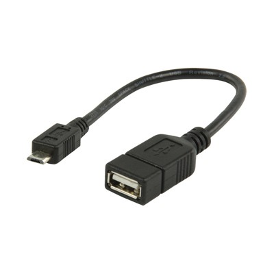 Cáp OTG micro USB kết nối điện thoại với usb, chuột, bàn phím