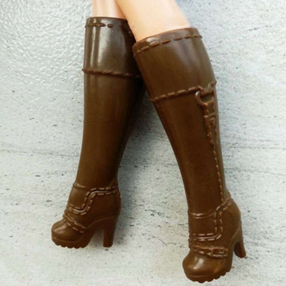Giày Boot Dài 18 Kiểu Dáng Lựa Chọn Thời Trang Cho Búp Bê 2.2cm