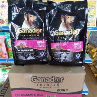 Ganador Thức ăn cho chó thịt Cá Hồi bao 3kg