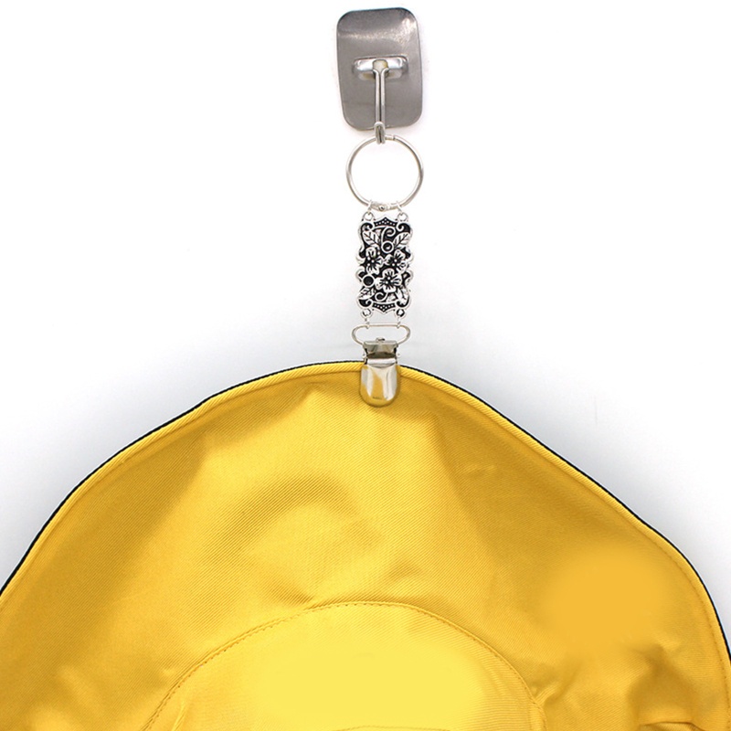 Giá Đỡ Kẹp Nón Ba Lô / Túi Xách Bằng Kim Loại Hít Nam Châm Cho Nữ