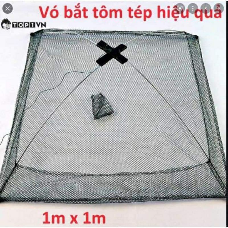 Vó tôm,cá, tép... có thể gấp gọn rất tiện lợi và dễ sử dụng